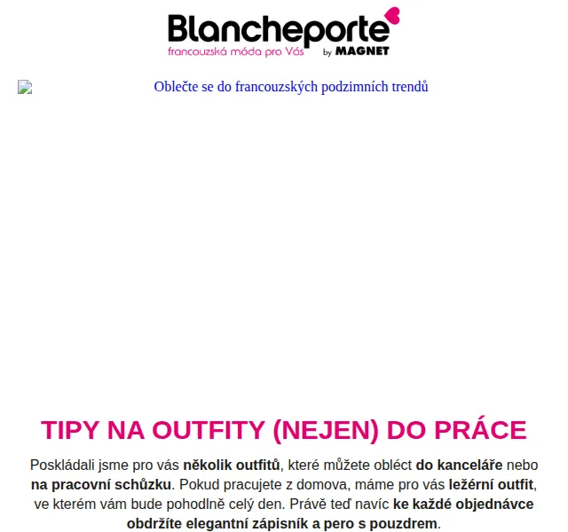 Blancheporte: Outfity do práce s dárkem – červen 2026 | Nuslet.cz