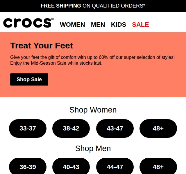 Crocs: Mid-Season slevy až 60 % – červenec 2026 | Nuslet.cz