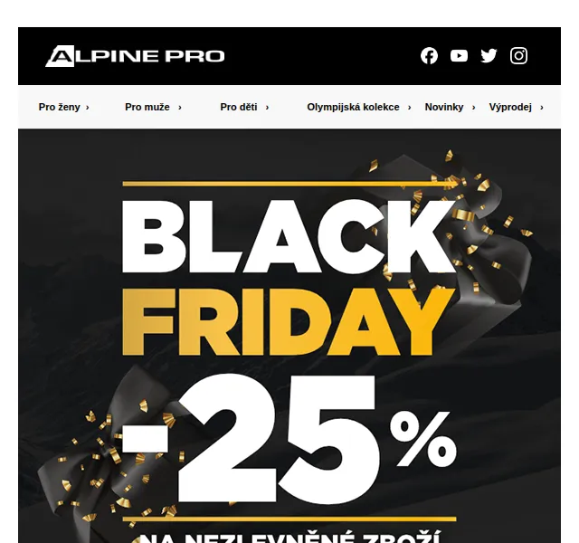 ALPINE PRO: Black Friday slevy až 50 % – červen 2026 | Nuslet.cz