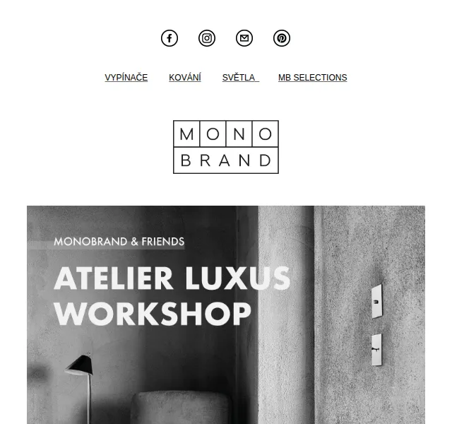 Monobrand: Workshop ATELIER LUXUS – listopad 2023 | Nuslet.cz