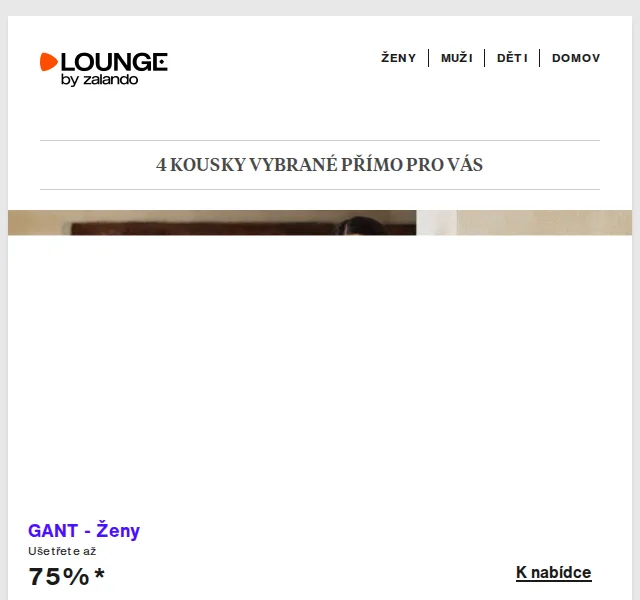 Lounge by Zalando: GANT, Polar & Stradivarius až 75% – červen 2026 | Nuslet.cz