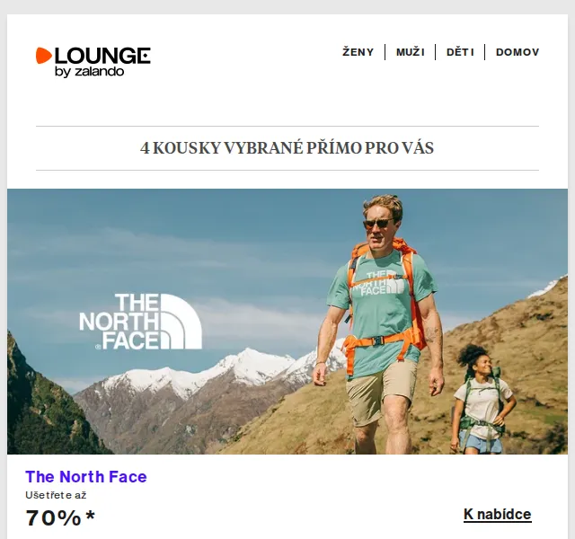 Lounge by Zalando: The North Face, s.Oliver, Marks & Spencer – červenec 2026 | Nuslet.cz