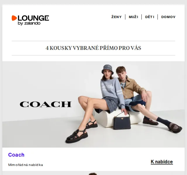 Lounge by Zalando: Coach & Jack Wolfskin – červen 2026 | Nuslet.cz