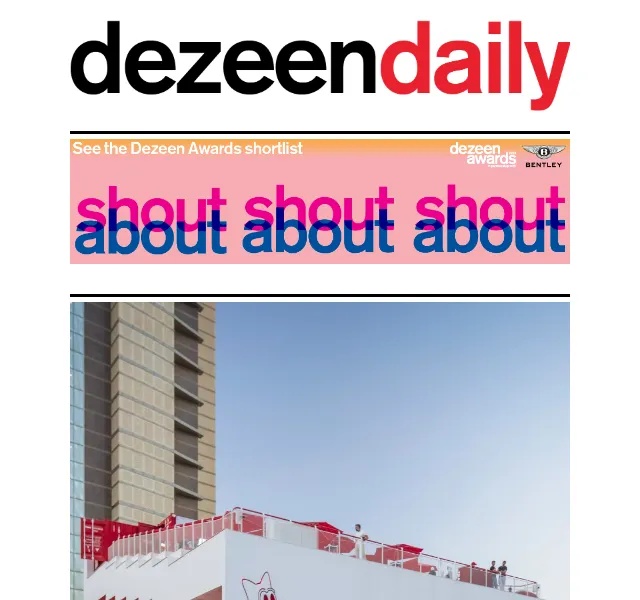 Dezeen Daily: Novinky z architektury a designu - červen 2026 | Nuslet.cz