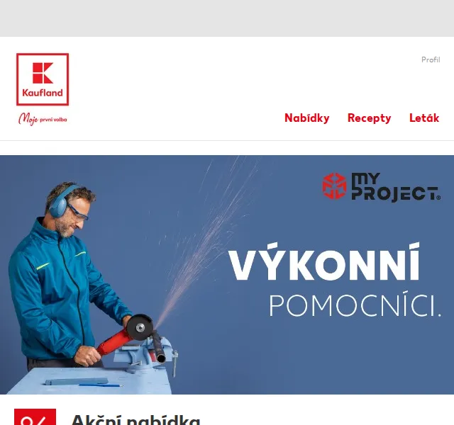 Kaufland: myProject nářadí od 249,90 Kč – červenec 2026 | Nuslet.cz