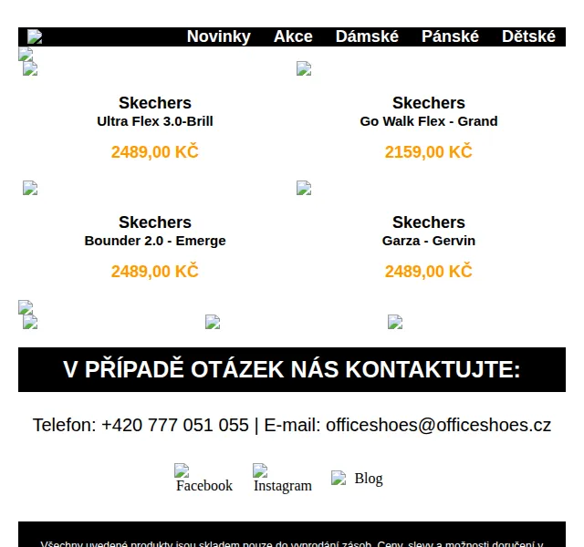 Office Shoes: Skechers Slip-Ins od 2159 Kč – červen 2026 | Nuslet.cz