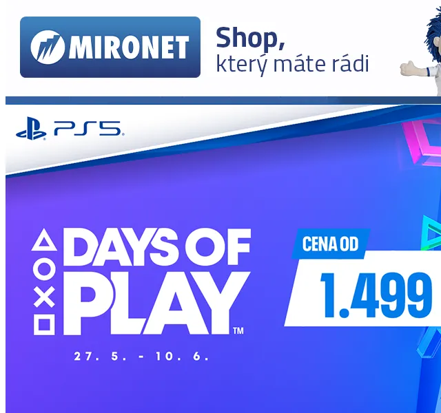 Mironet: PlayStation Days of Play – květen 2026 | Nuslet.cz