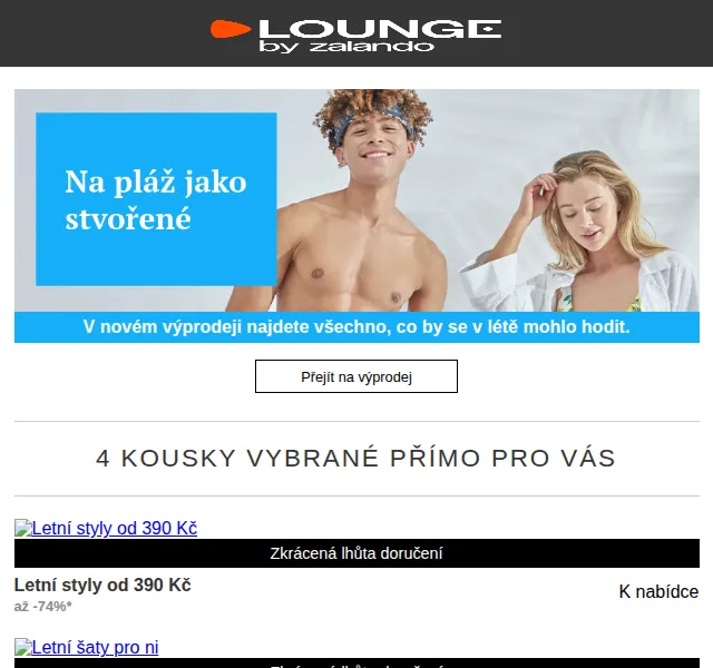 Lounge by Zalando: Letní výprodej – červen 2026 | Nuslet.cz