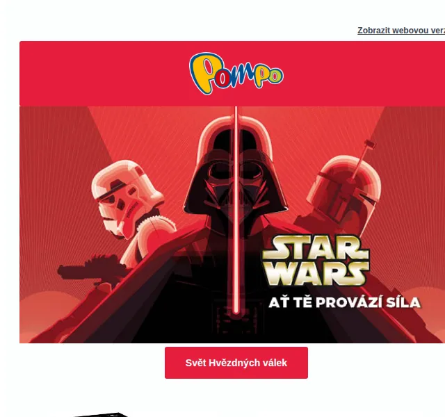 Pompo E-shop: Hračky a Star Wars – slevy až 33 % – červen 2026 | Nuslet.cz