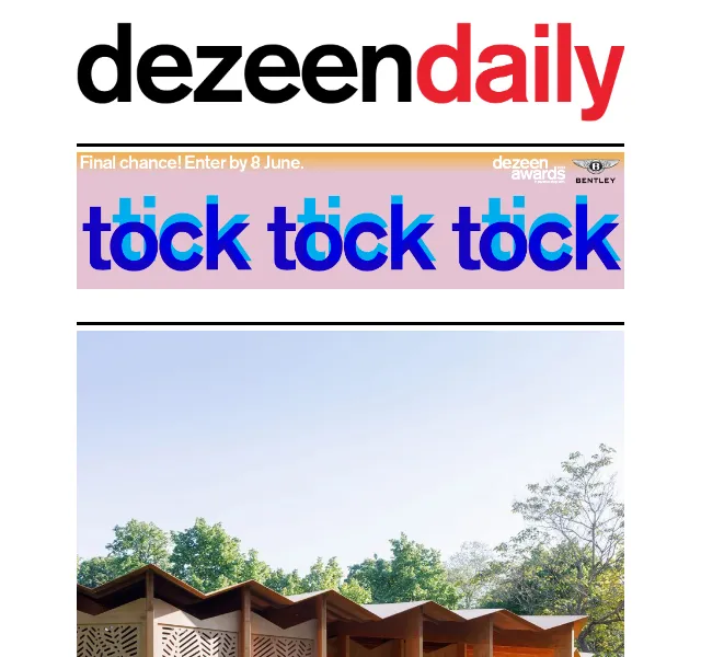 Dezeen Daily: Serpentine Pavilion a designové novinky – červen 2026 | Nuslet.cz