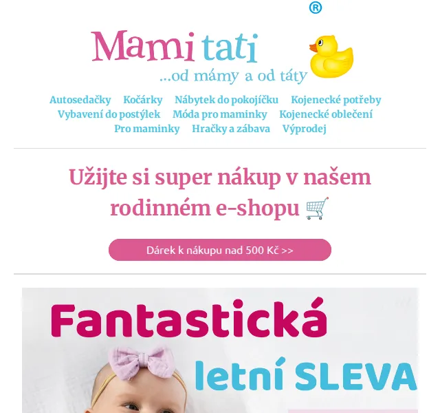 Mamitati.cz: letní sleva na autosedačky, kočárky a výbavičku – červen 2026 | Nuslet.cz