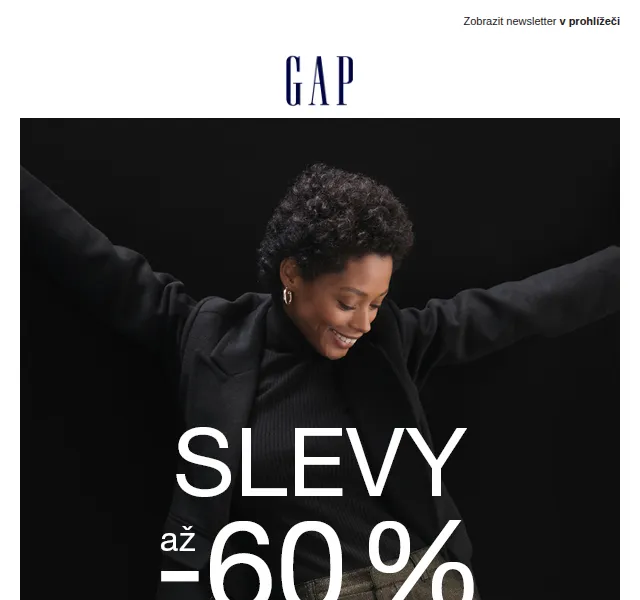 GAPstore.cz: Zimní výprodej se slevou až 60 % – červen 2026 | Nuslet.cz
