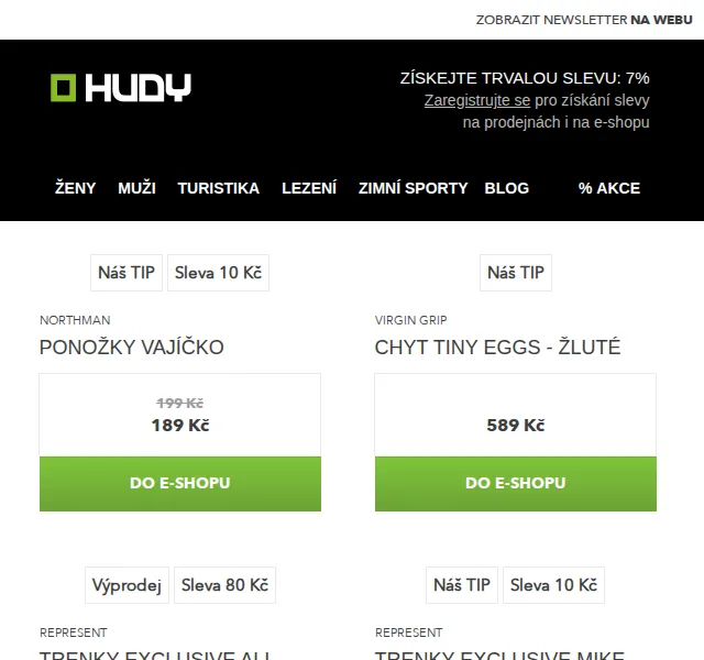 Hudy: Velikonoční slevy – červen 2026 | Nuslet.cz