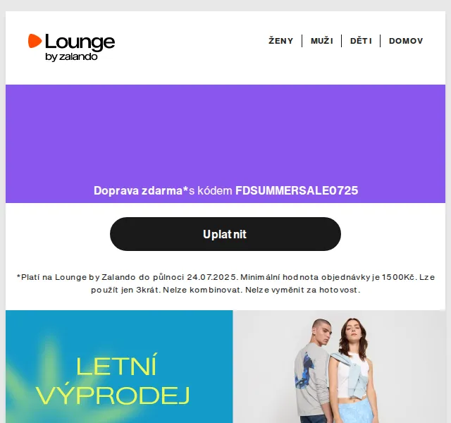Lounge by Zalando: až 80 % slevy na Vans, Puma – duben 2026