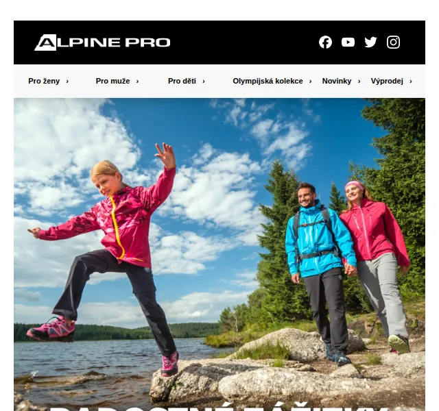 ALPINE PRO: Nová outdoorová kolekce pro děti – červenec 2026 | Nuslet.cz