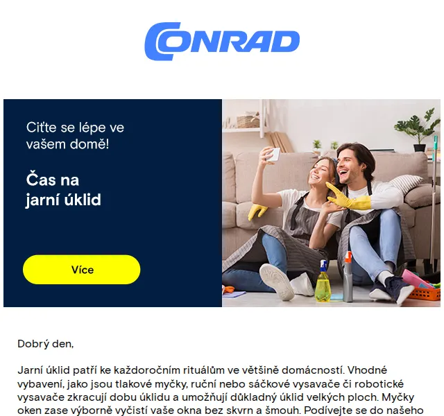 Conrad Electronic: Vysavače a myčky se slevou – červen 2026 | Nuslet.cz