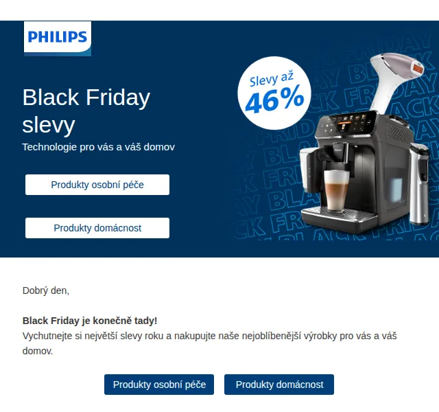 Philips Black Friday slevy – červen 2026 | Nuslet.cz