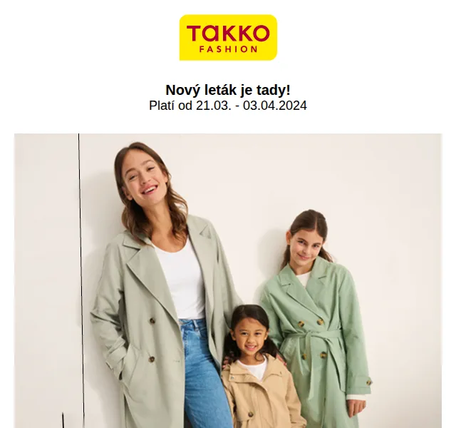 Takko Fashion: Nový jarní leták – březen 2026 | Nuslet.cz