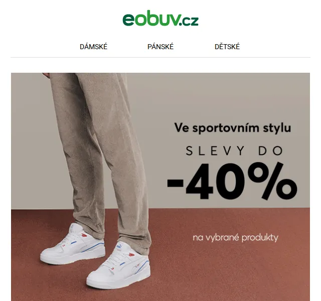 eobuv.cz: Slevy do -40 % na sport a outdoor – červen 2026 | Nuslet.cz