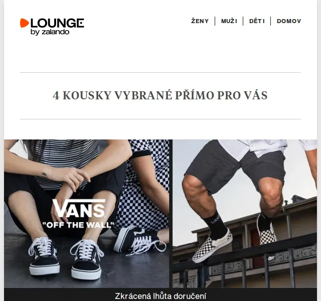 Lounge by Zalando: ALL CASHMERE, Vans a Excelsa se slevou až 84 % – červen 2026 | Nuslet.cz