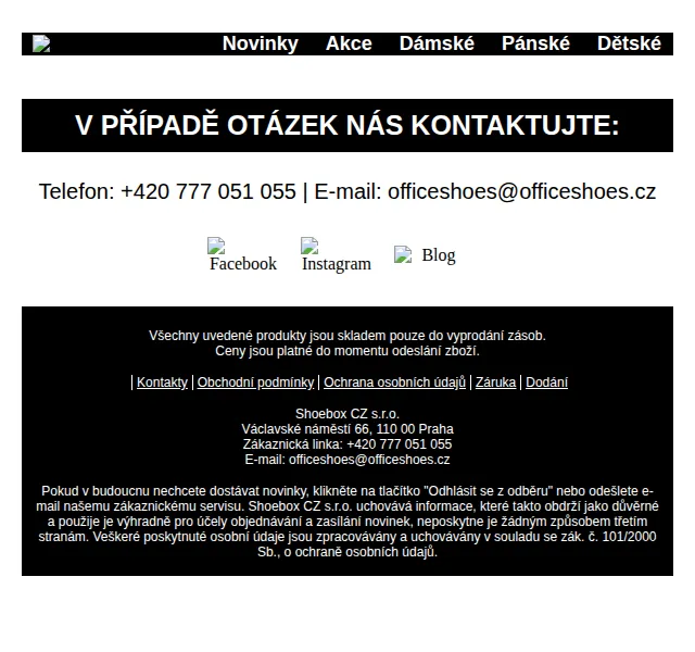 Office Shoes: Velké slevy až -70 % – červen 2026 | Nuslet.cz