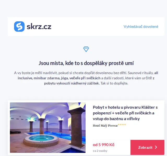 Vánoce na Skrz: Luxusní wellness pobyty a zájezdy – červen 2026 | Nuslet.cz