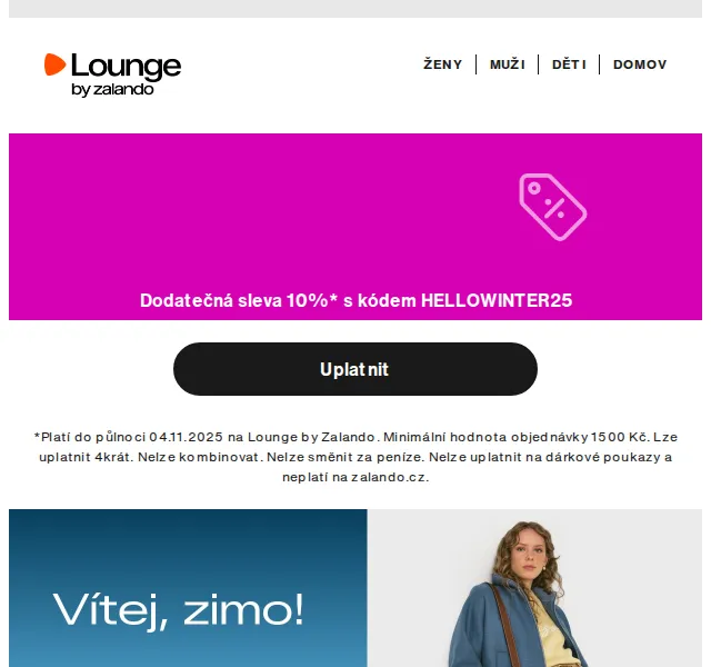 Lounge by Zalando: sleva až 75 % – duben 2026 | Nuslet.cz