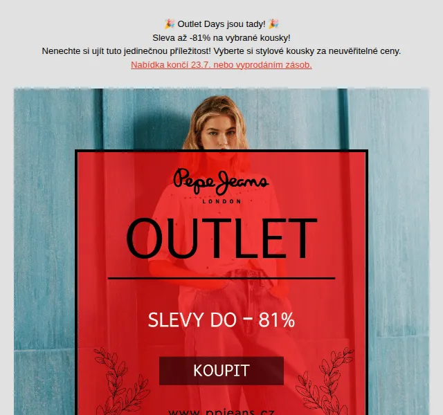 Pepe Jeans - Custom_Design - Palladium: Outlet days až -81 % – červen 2026 | Nuslet.cz