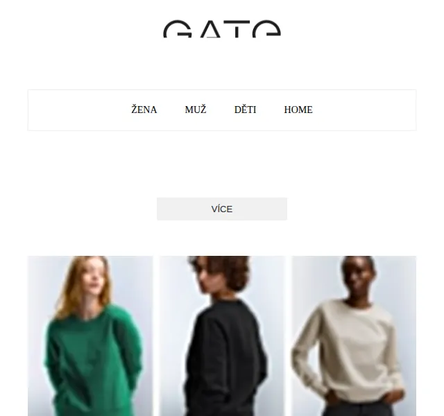 Gate.shop: Výhodná nabídka oblečení a doplňků – červen 2026 | Nuslet.cz