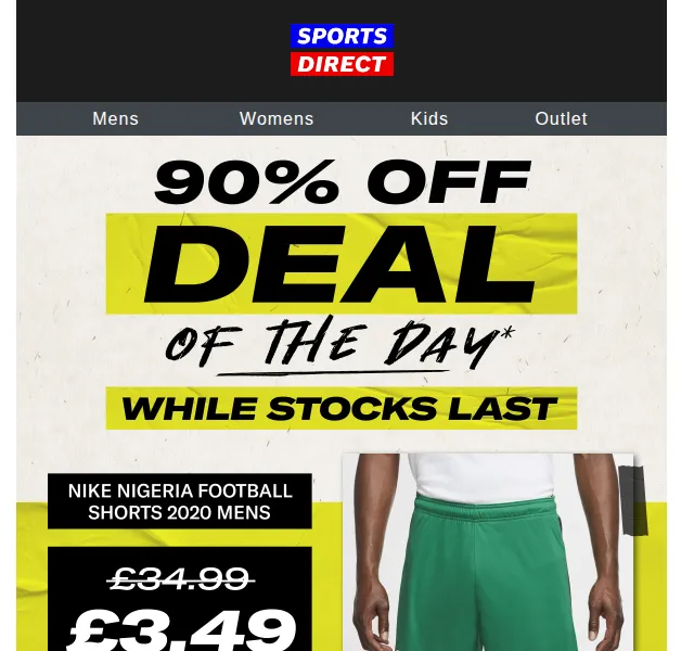 Sportsdirect: Nike shorts 90% sleva – červen 2026 | Nuslet.cz