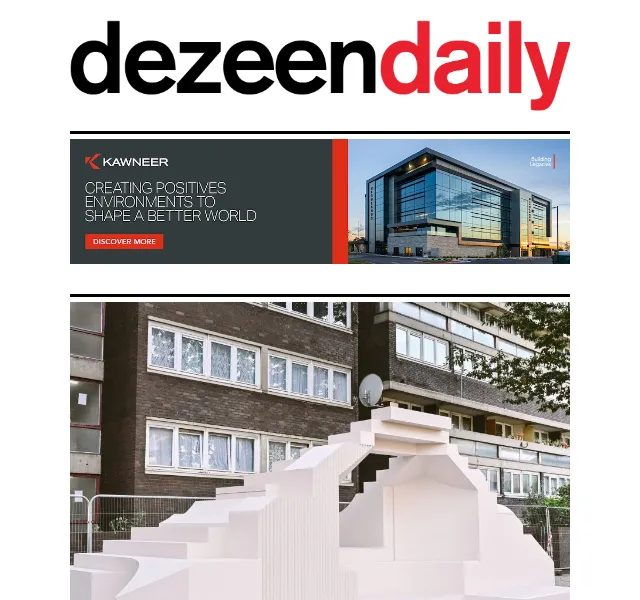 Dezeen Daily: Architektonické novinky a designové inspirace – červen 2026 | Nuslet.cz