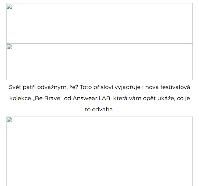 ANSWEAR.cz: Kolekce Be Brave od Answear.LAB – červen 2026 | Nuslet.cz