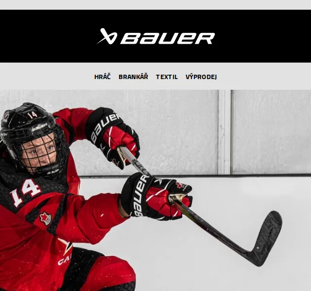 Bauer Hockey Česko: 20% sleva na hokejky – červen 2026 | Nuslet.cz