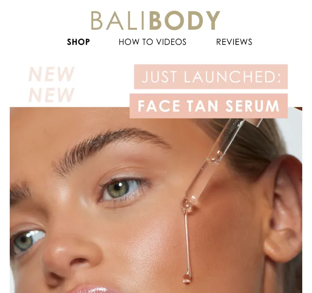 Bali Body: Face Tan Serum novinka – červen 2026 | Nuslet.cz