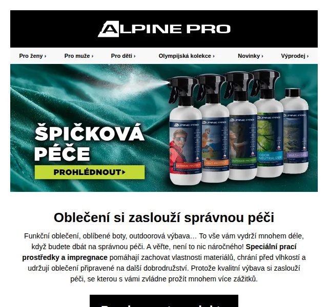 Alpine Pro: Péče o oblečení – май 2026 | Nuslet.cz