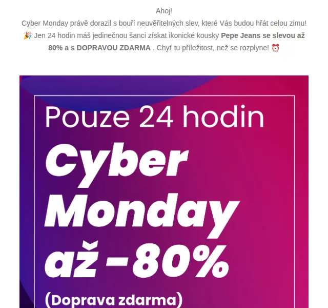 Pepe Jeans: Slevy až -80 % – červenec 2026 | Nuslet.cz