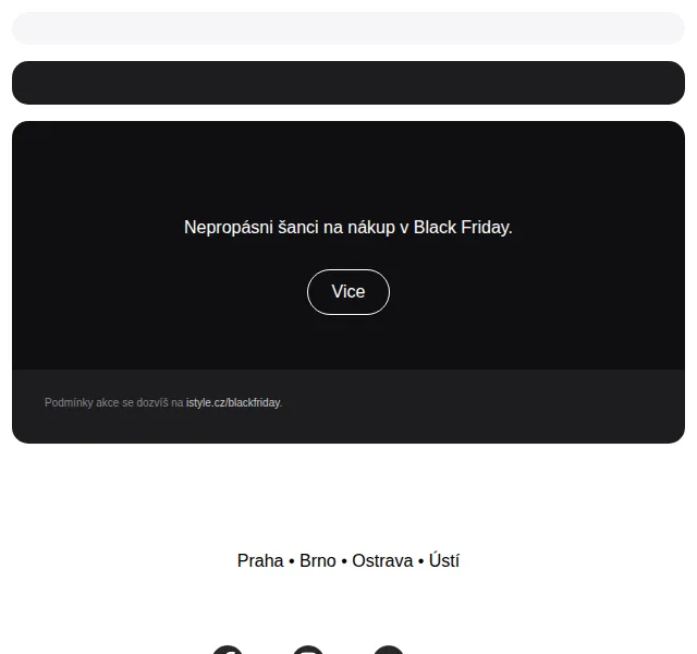 iSTYLE: Black Friday slevy – červen 2026 | Nuslet.cz