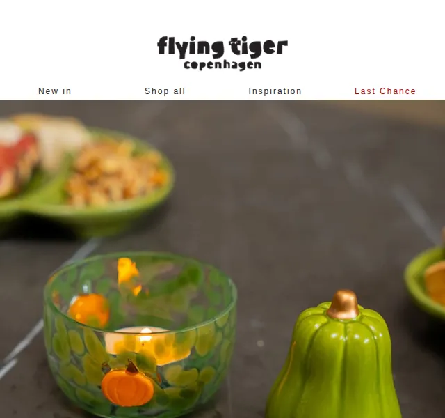 Flying Tiger Copenhagen: podzimní dekorace, svíčky a dýně – červen 2026 | Nuslet.cz