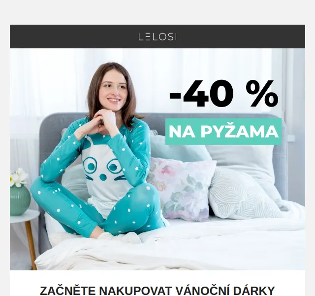 LELOSI: -40 % na pyžama a noční košile – červen 2026 | Nuslet.cz