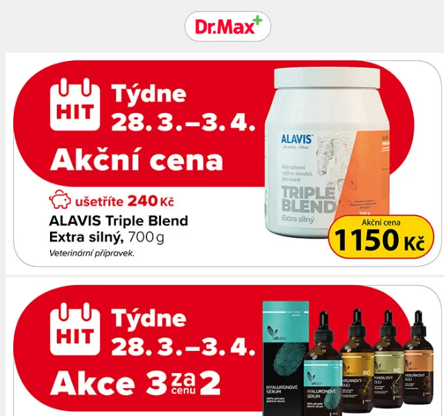 Dr.Max E-shop: Megaslevy až 57 % – červen 2026 | Nuslet.cz