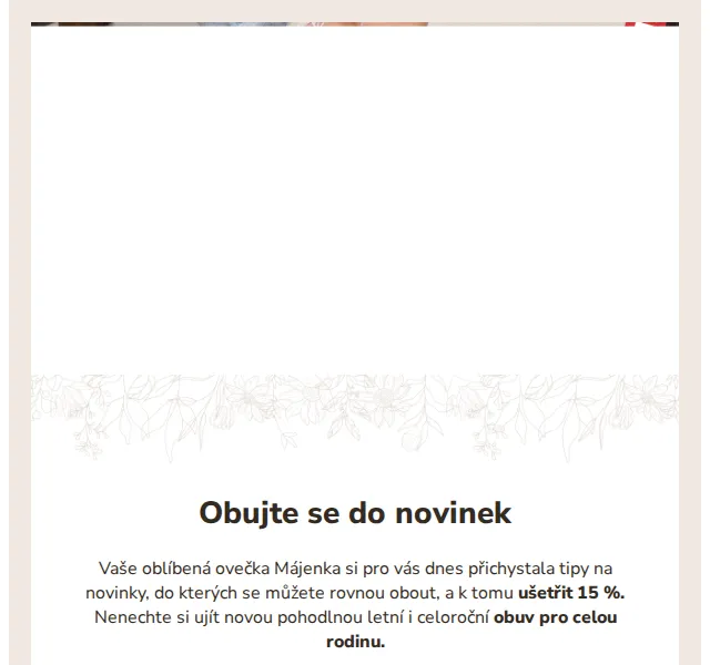 Ovečkárna: -15 % na obuv – červen 2026 | Nuslet.cz