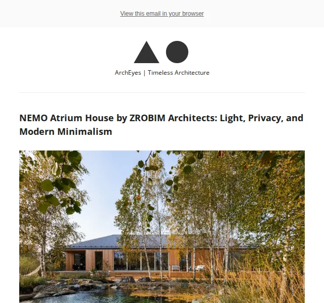 ArchEyes: Nová architektura a bydlení – červenec 2026 | Nuslet.cz