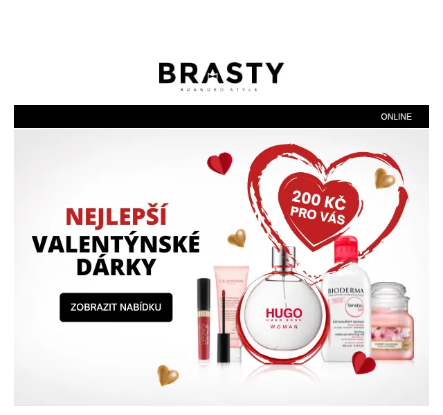 Brasty.cz: Sleva 200 Kč na Valentýna – červen 2026 | Nuslet.cz