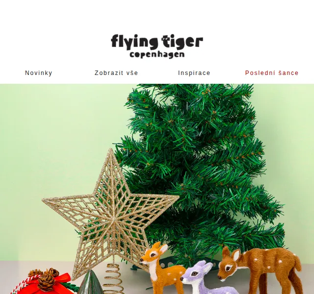 Flying Tiger Copenhagen: vánoční dekorace a světýlka – červen 2026 | Nuslet.cz