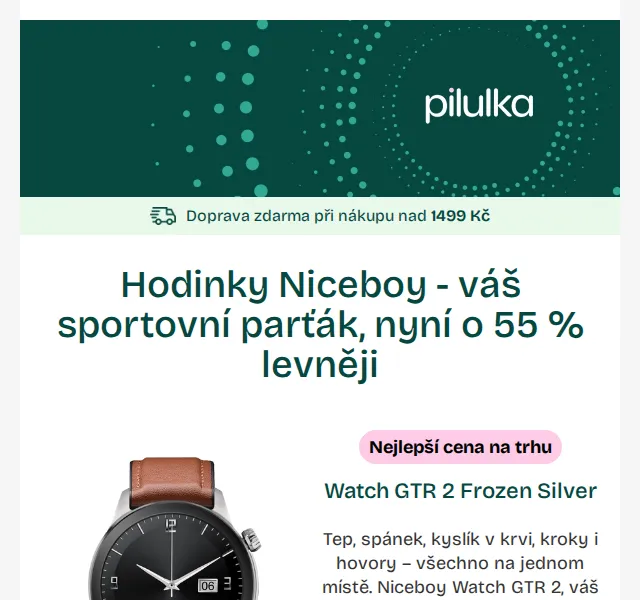 Pilulka.cz: Chytré hodinky Niceboy -55 % – duben 2026