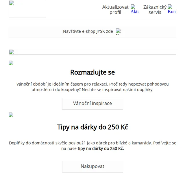 JYSK: Vánoční dárky do 250 Kč – červen 2026 | Nuslet.cz