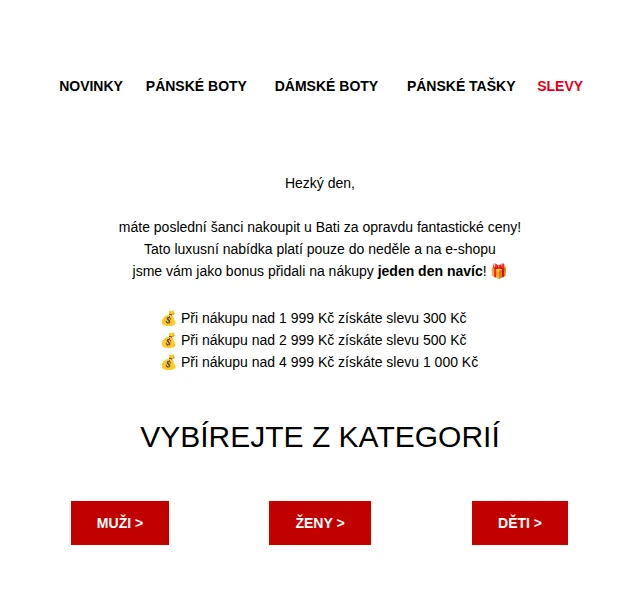 Baťa: Sleva až 1 000 Kč – červen 2026 | Nuslet.cz
