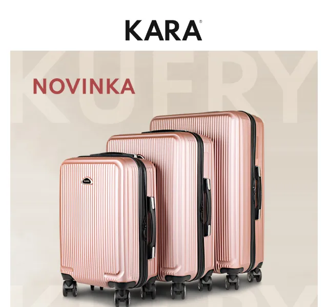 KARA: Nová kolekce skořepinových kufrů – červen 2026 | Nuslet.cz