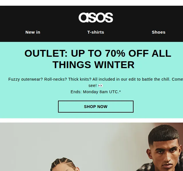 ASOS Sale: sleva až 70 % na zimní zboží – červen 2026 | Nuslet.cz