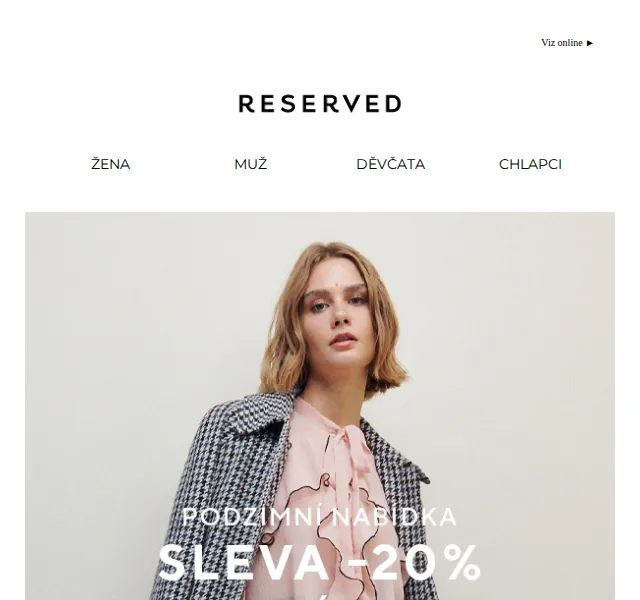 RESERVED: nové modely se slevou až 20 % – červen 2026 | Nuslet.cz
